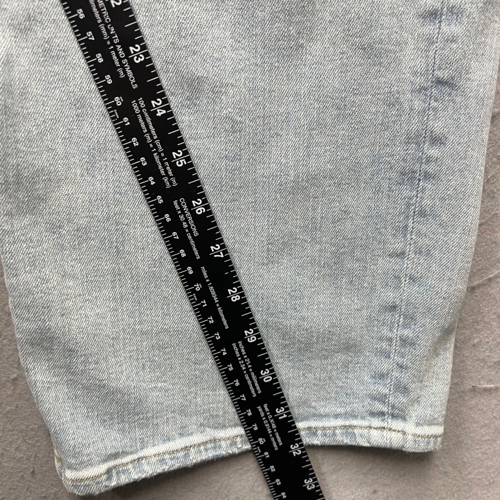 Polo Ralph Lauren Varick Slim Straight Jeans Mens 48x32 Light Wash Blue Denim - Picture 2 of 10